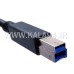 کابل 1.2 متر پرینتر LACIE / ضخیم و مقاوم / تمام مس و پرسرعت واقعی / USB 3.0 / اورجینال